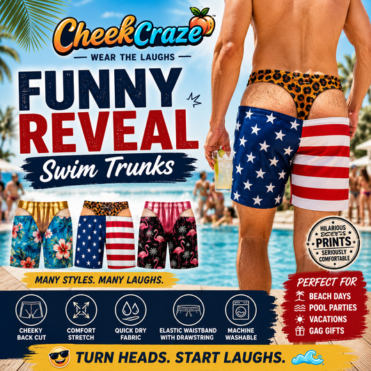 CheekCraze™- Swim Shorts